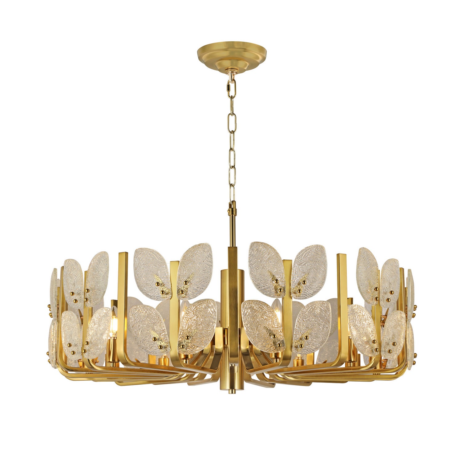 Varaluz - 577C11SB - 11 Light Chandelier - Brass Tax - Satin Brass