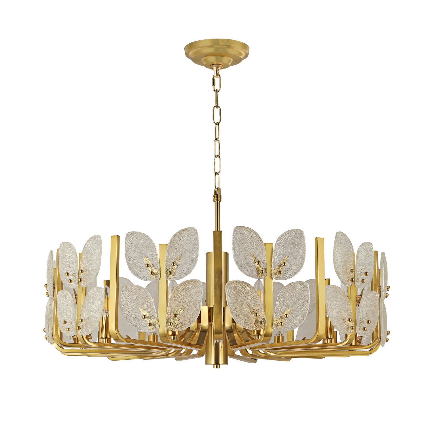 Varaluz - 577C11SB - 11 Light Chandelier - Brass Tax - Satin Brass