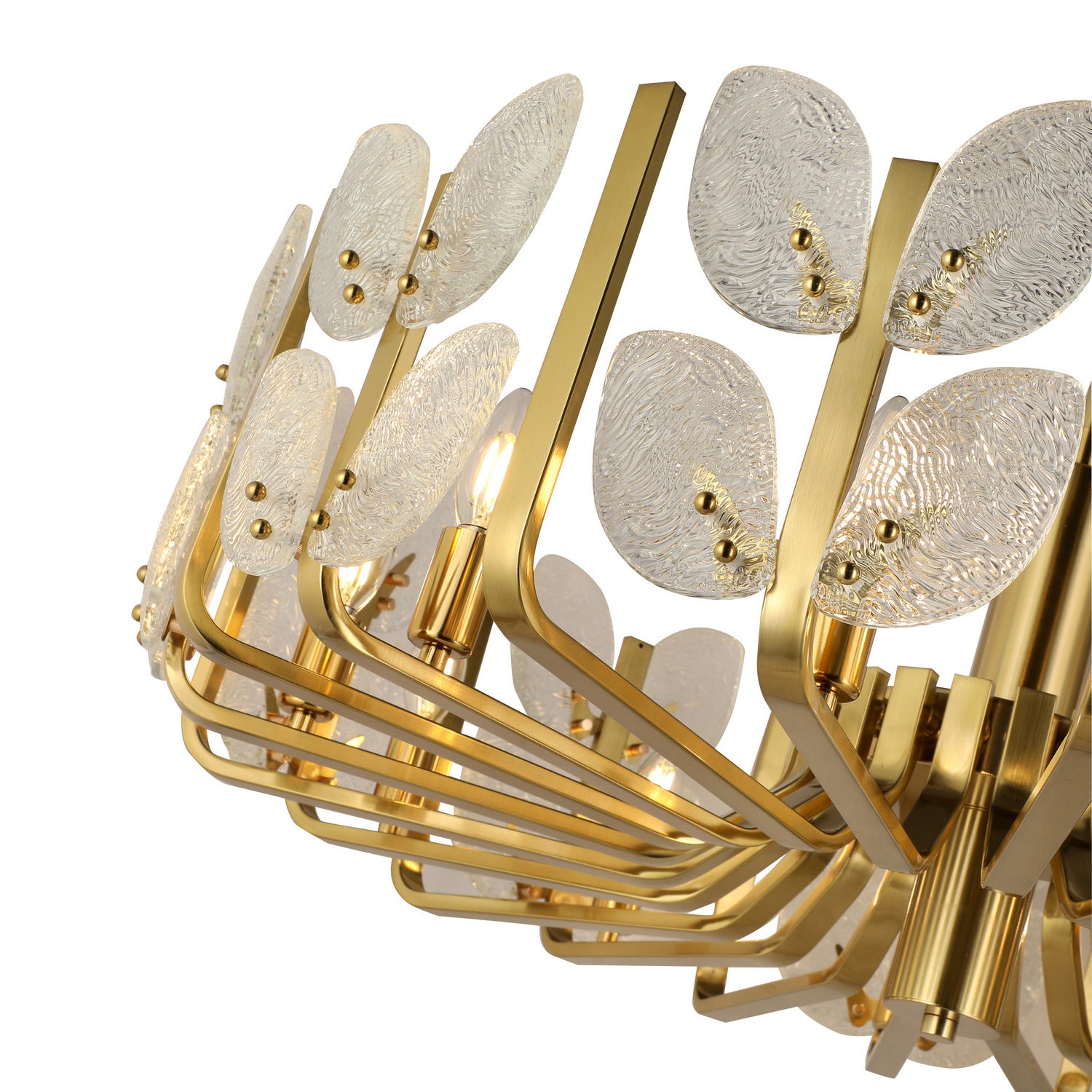 Varaluz - 577C11SB - 11 Light Chandelier - Brass Tax - Satin Brass