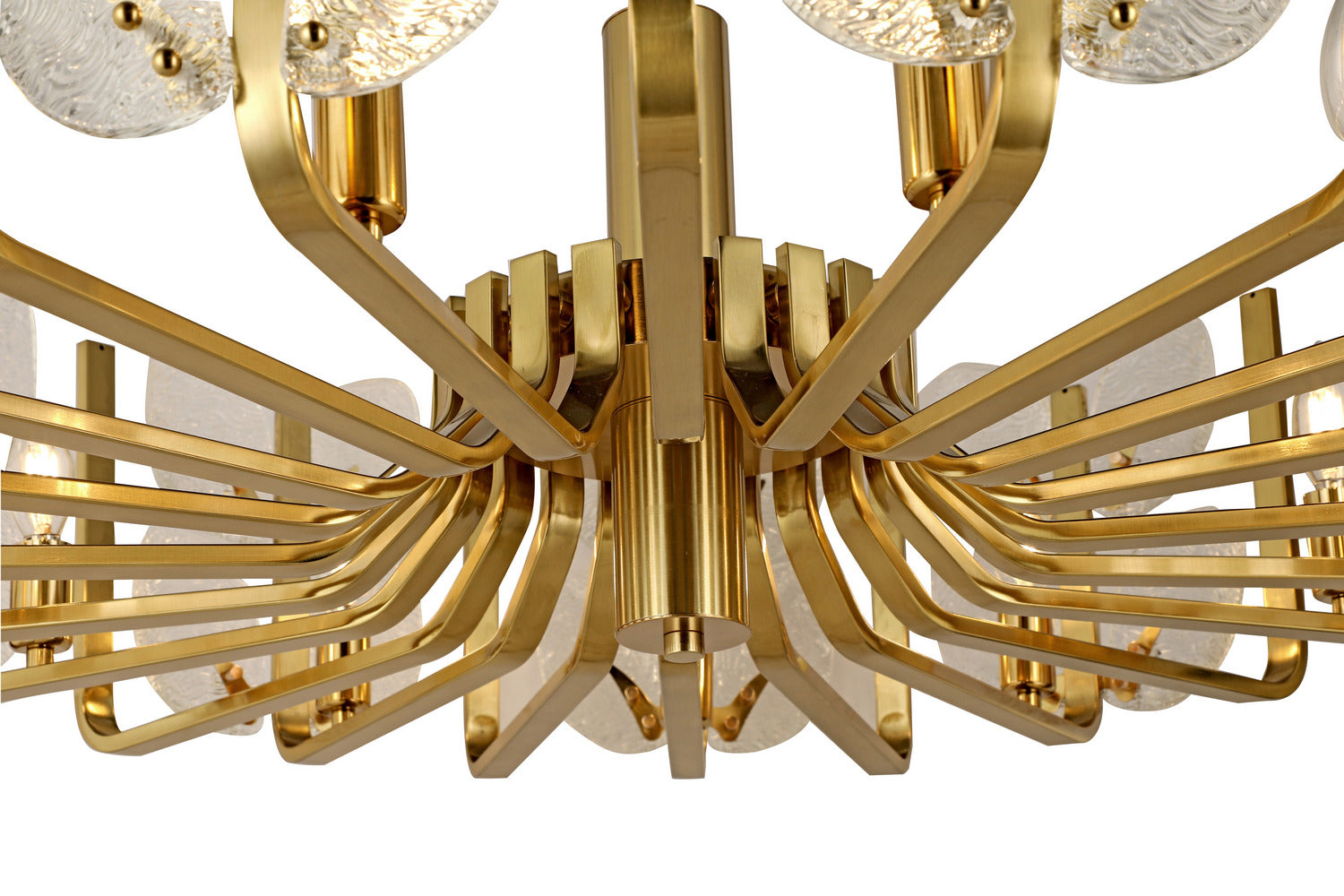 Varaluz - 577C11SB - 11 Light Chandelier - Brass Tax - Satin Brass