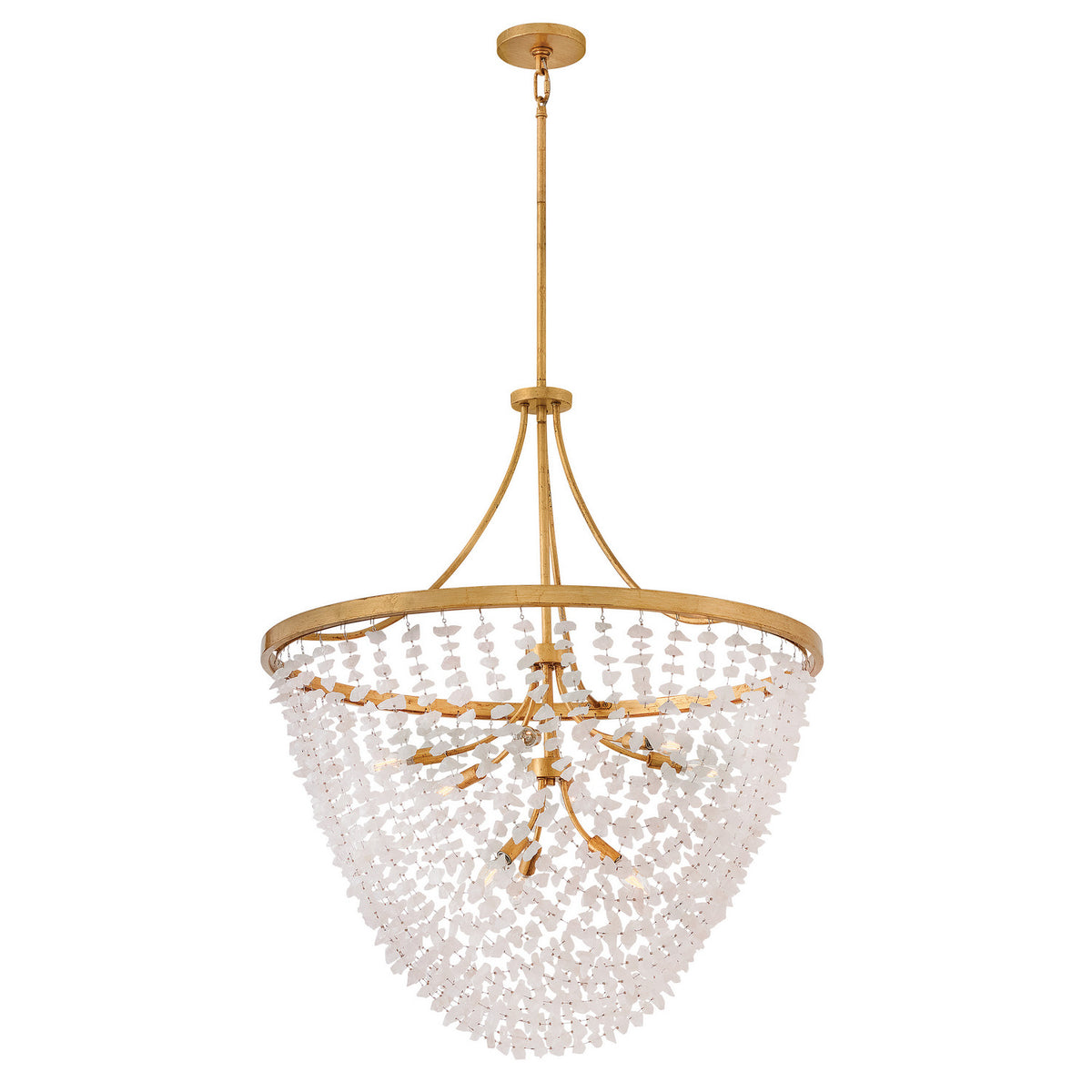 Fredrick Ramond - FR41595DA - LED Chandelier - Myra - Distressed Brass