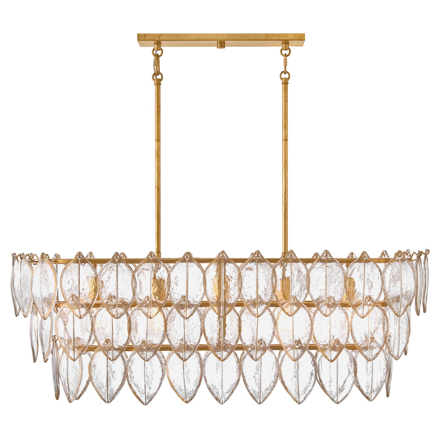 Fredrick Ramond - FR32605DA - LED Linear Pendant - Amira - Distressed Brass