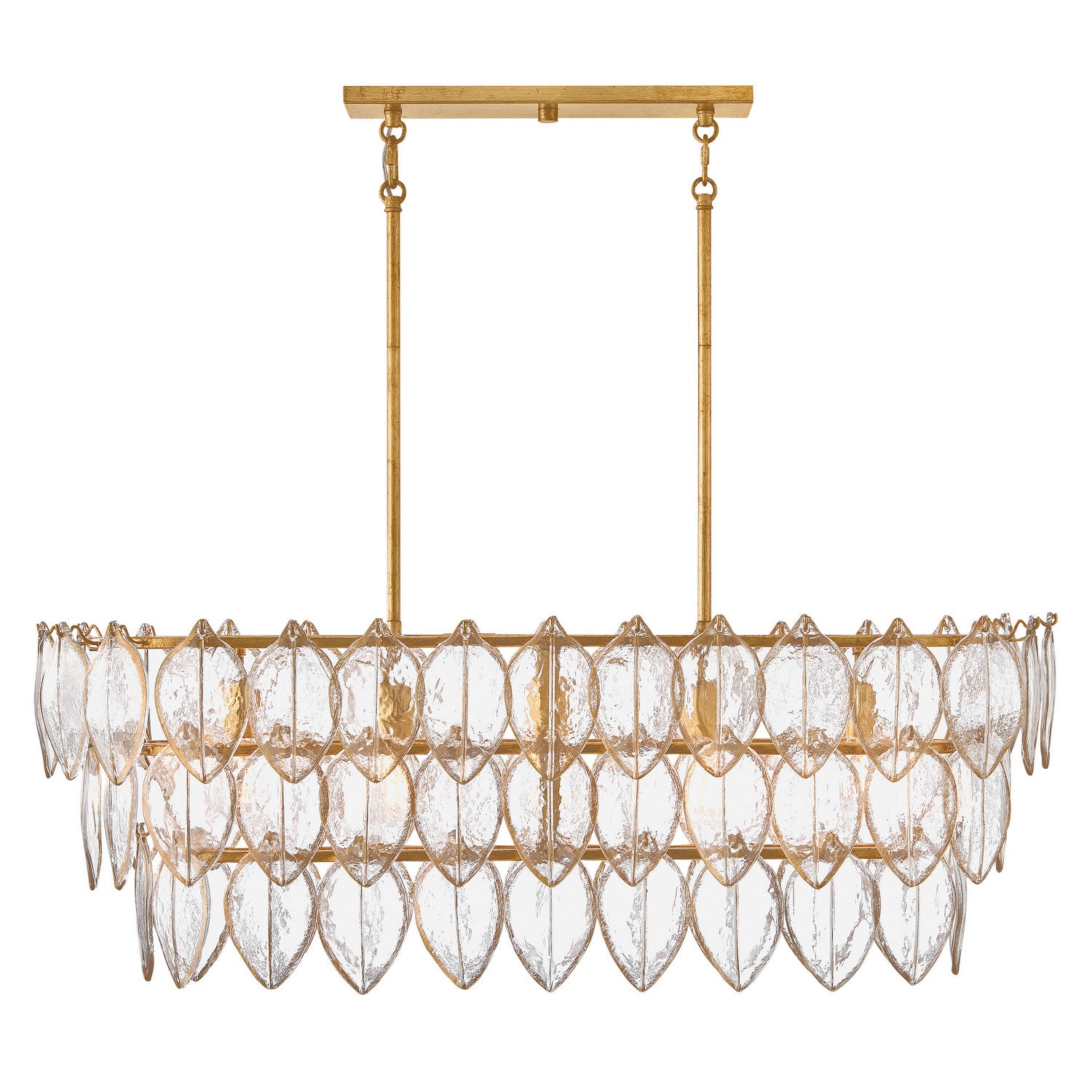 Fredrick Ramond - FR32605DA - LED Linear Pendant - Amira - Distressed Brass