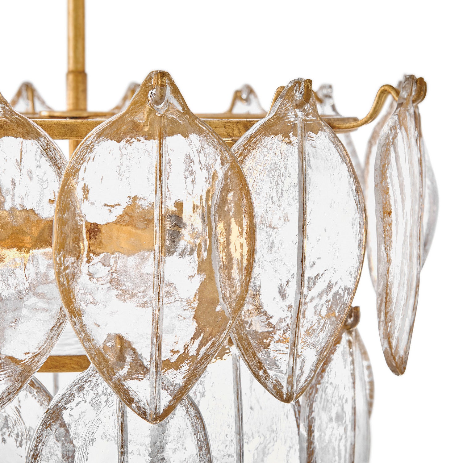 Fredrick Ramond - FR32603DA - LED Convertible Semi Flush - Amira - Distressed Brass