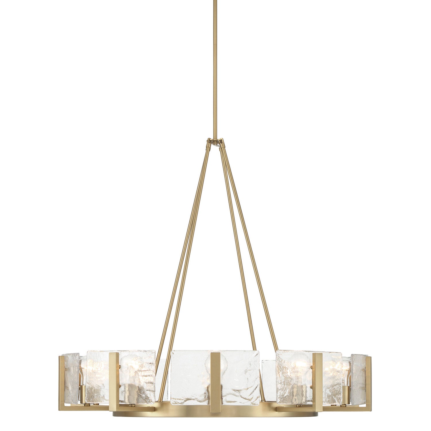 Golden - 3164-10 BCB-HWG - Ten Light Chandelier - Aenon - Brushed Champagne Brass