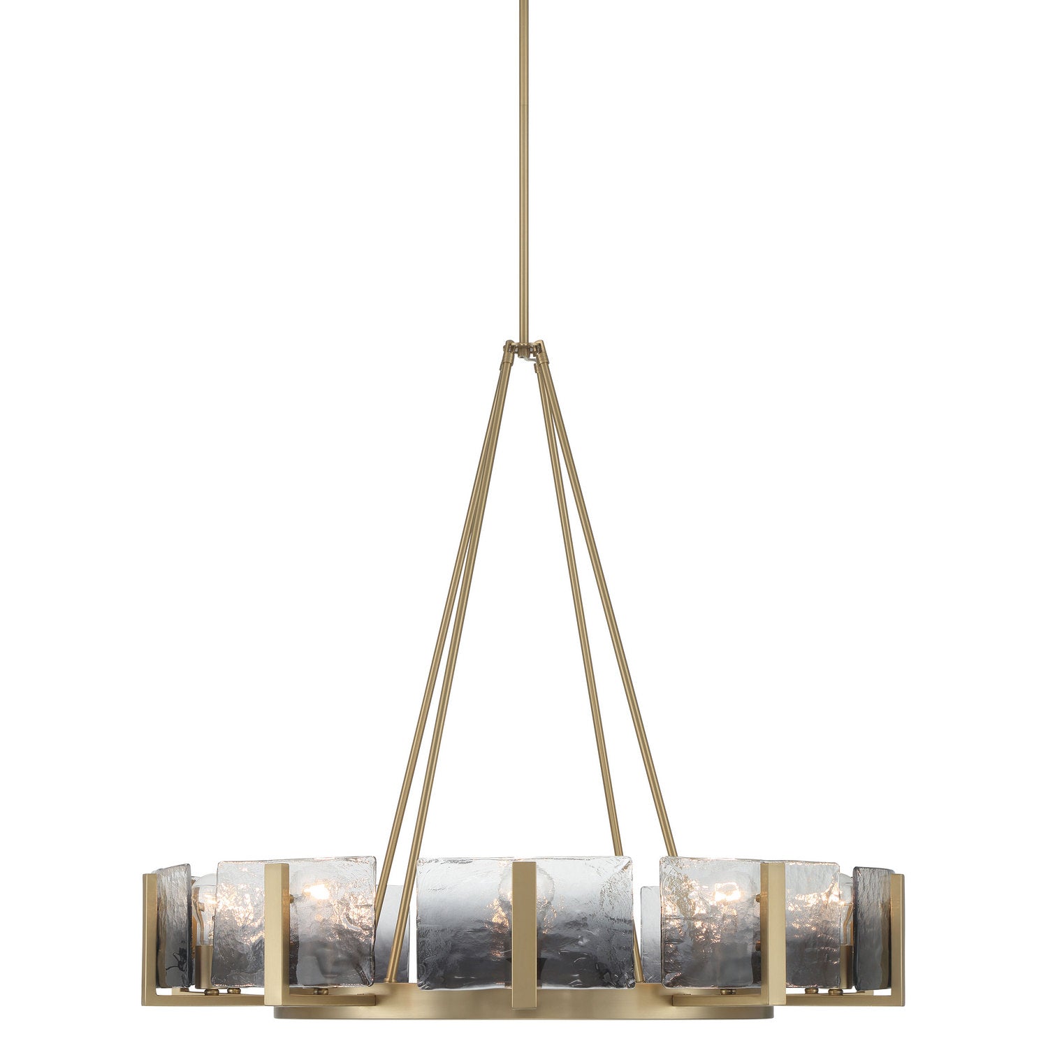 Golden - 3164-10 BCB-SWG - Ten Light Chandelier - Aenon - Brushed Champagne Brass