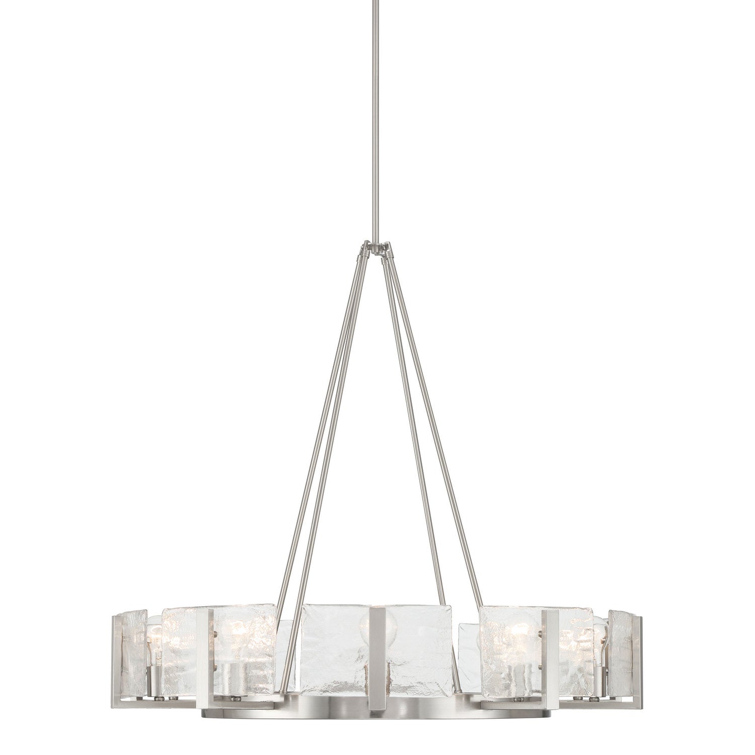 Golden - 3164-10 PW-HWG - Ten Light Chandelier - Aenon - Pewter