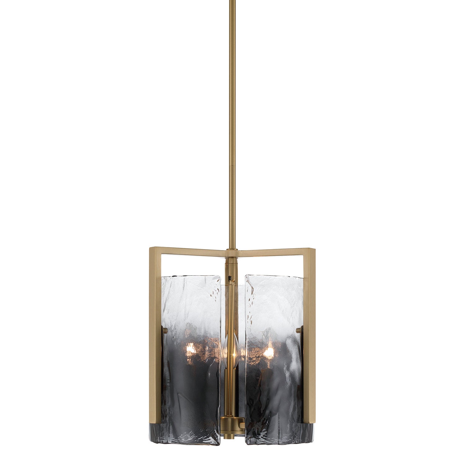 Golden - 3164-3P BCB-SWG - Three Light Pendant - Aenon - Brushed Champagne Brass
