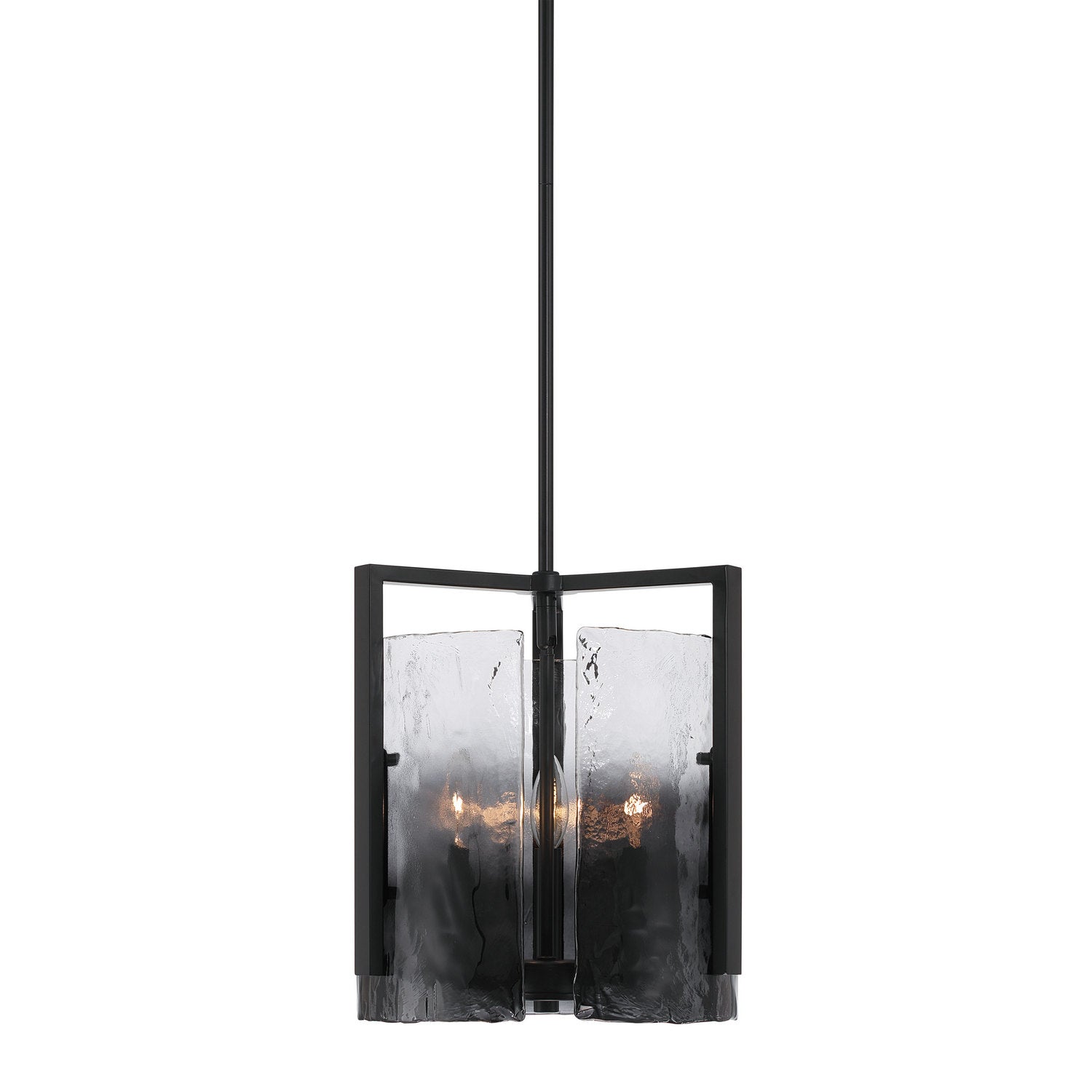Golden - 3164-3P BLK-SWG - Three Light Pendant - Aenon - Matte Black
