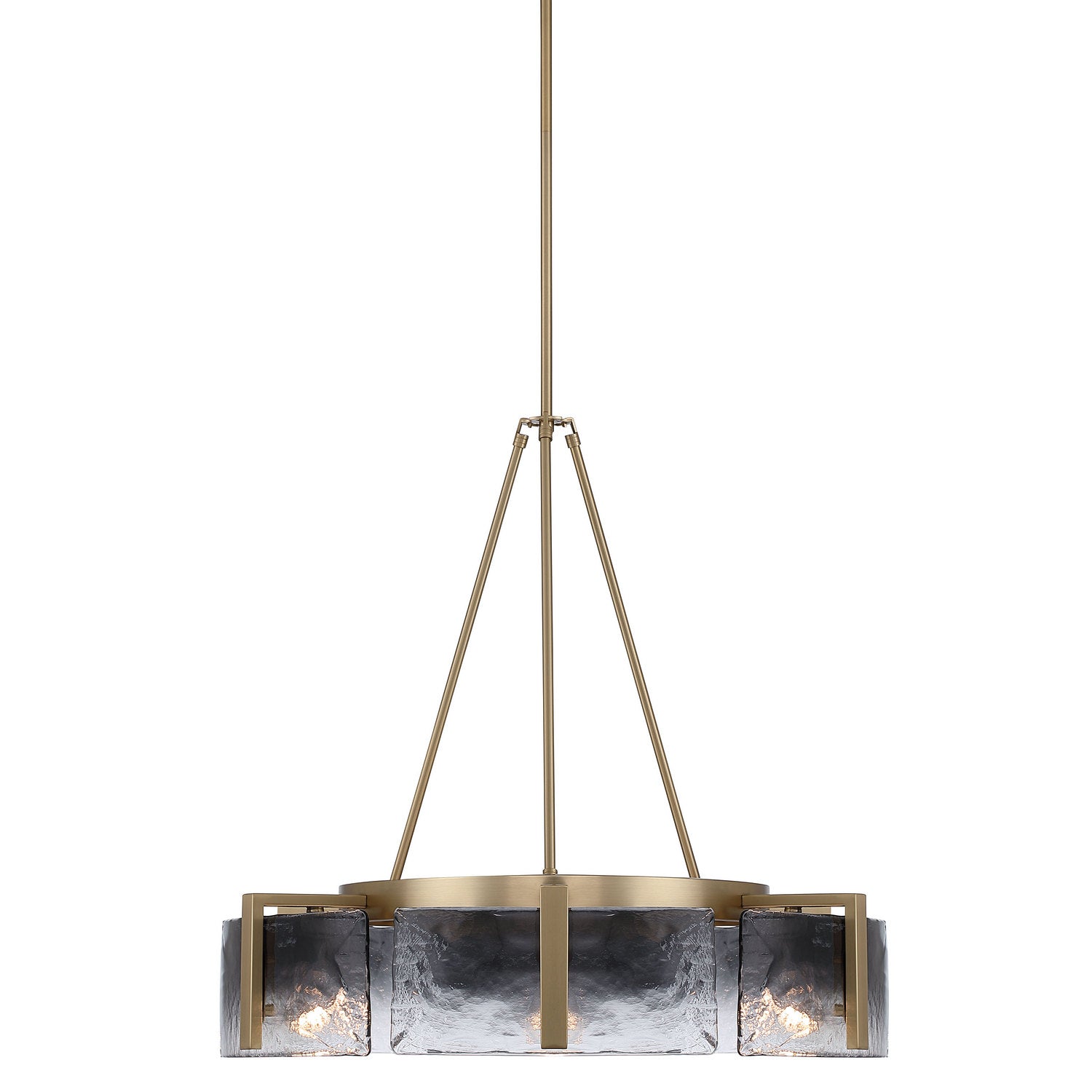 Golden - 3164-6 BCB-SWG - Six Light Chandelier - Aenon - Brushed Champagne Brass