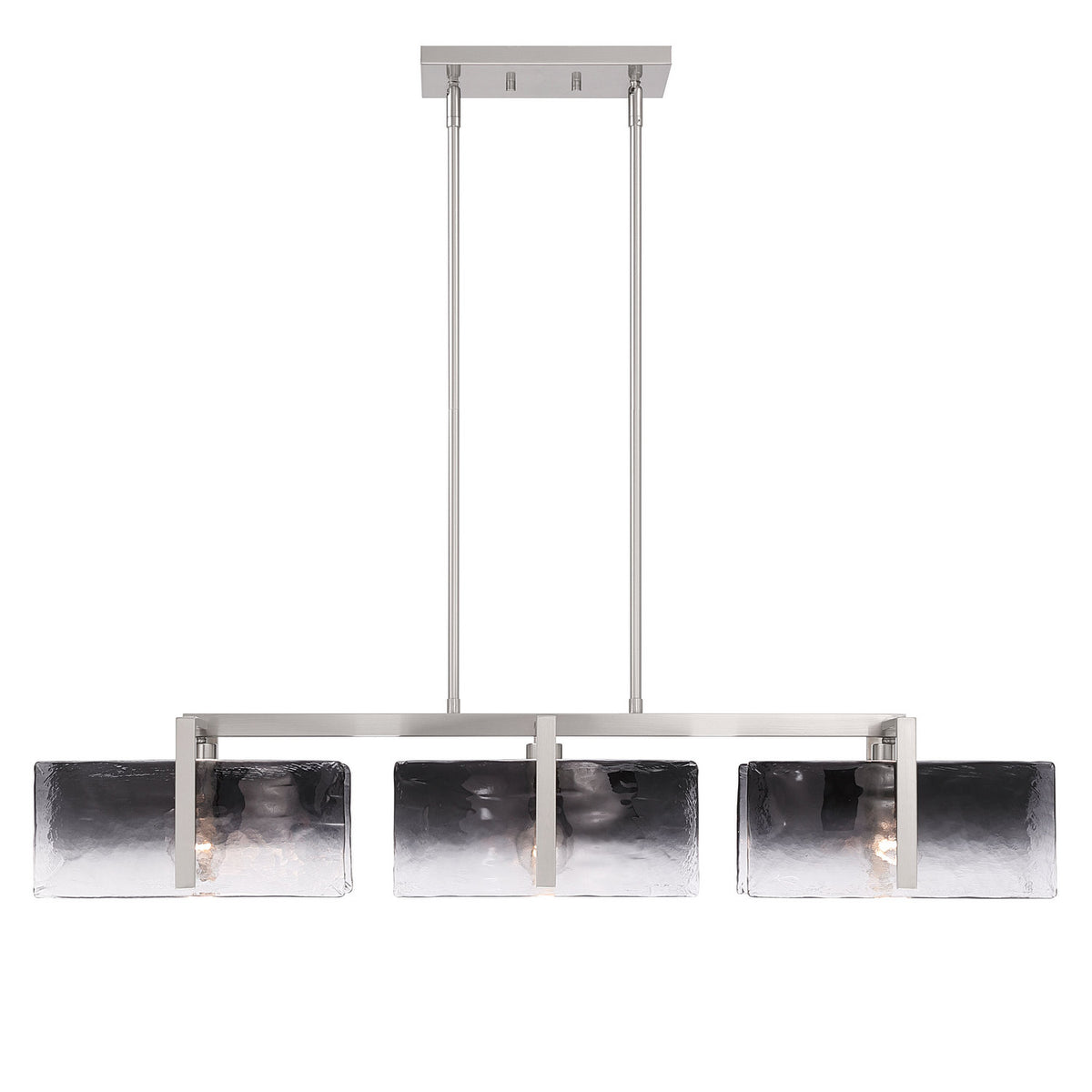 Golden - 3164-LP PW-SWG - Three Light Island Pendant - Aenon - Pewter