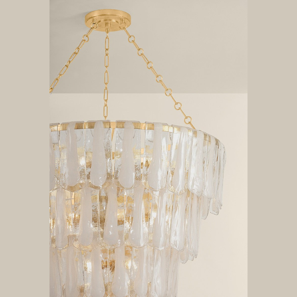 Hudson Valley - 1720-VGL - 21 Light Chandelier - Tappan - Vintage Gold Leaf