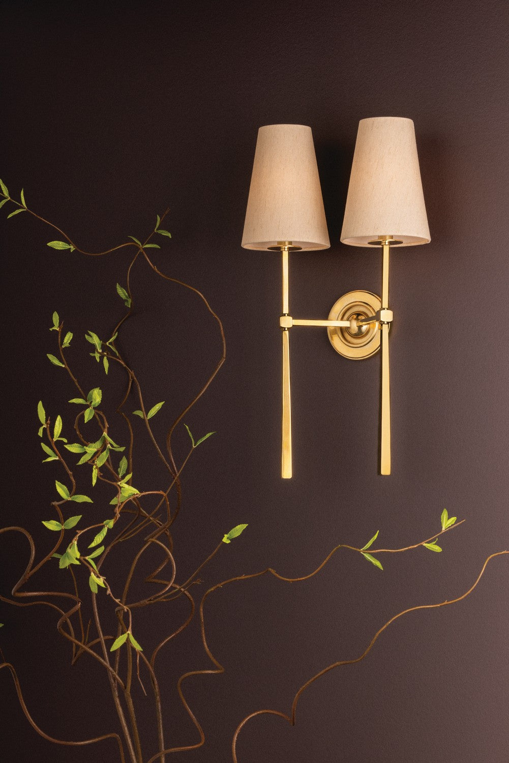 Corbett Lighting - 570-02-VB - Two Light Wall Sconce - Cadiz - Vintage Brass