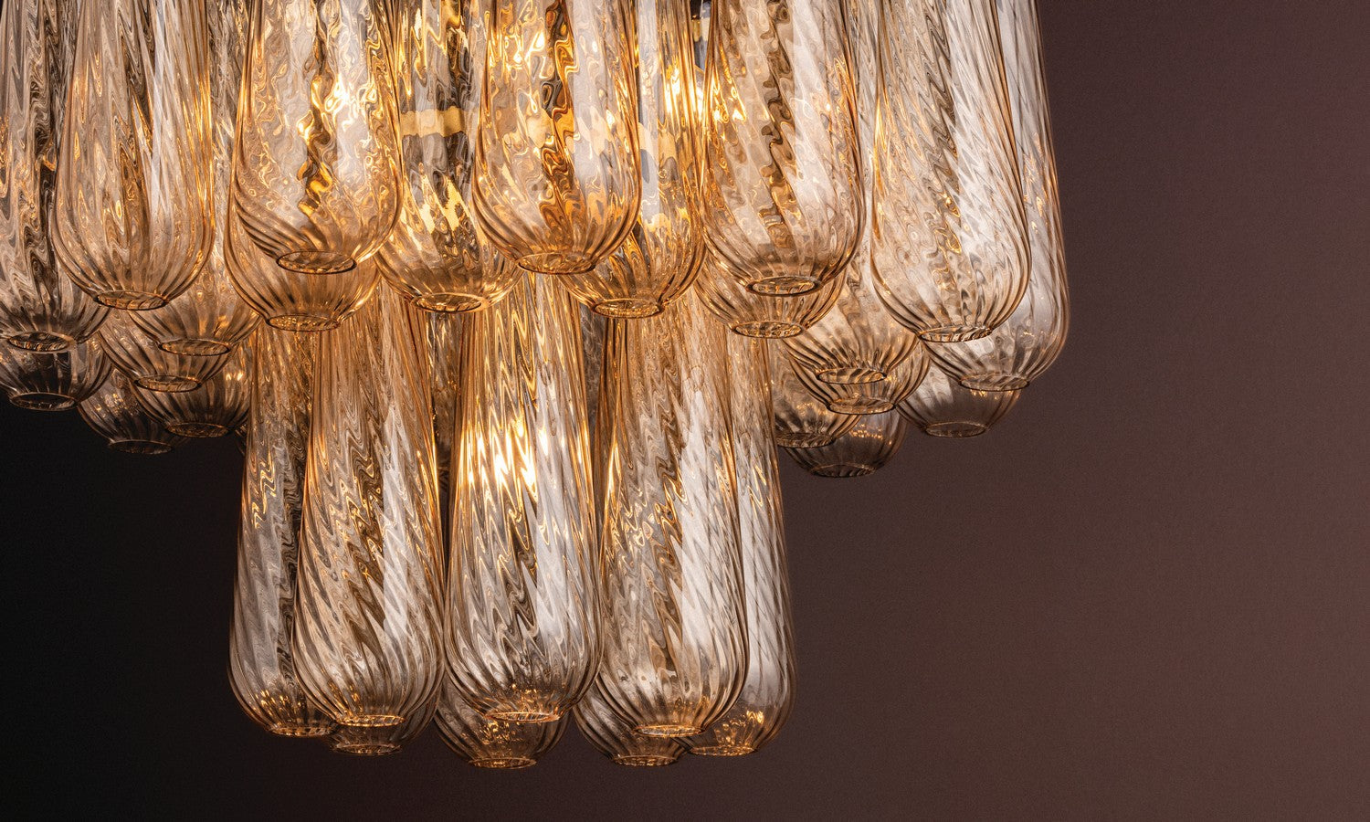 Corbett Lighting - 581-27-VGL - Five Light Chandelier - Milos - Vintage Gold Leaf