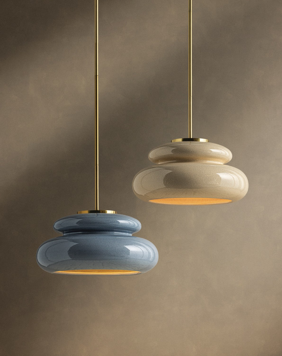 Mitzi - H1145701-AGB/CBR - One Light Pendant - Pia - Aged Brass