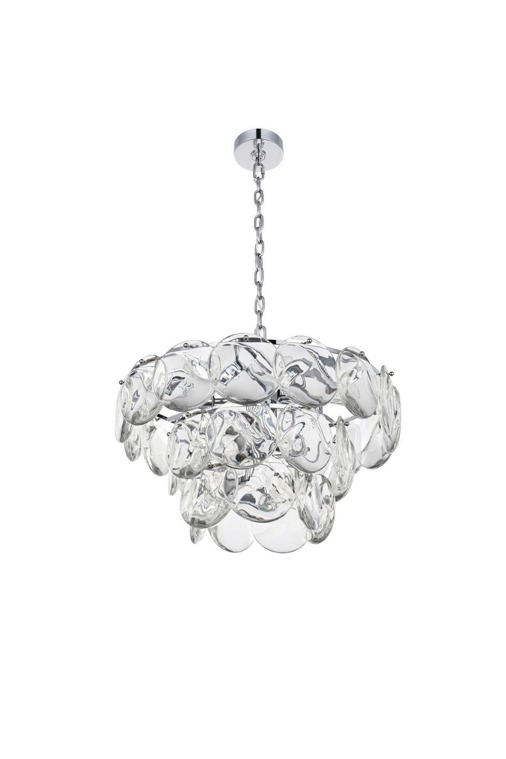 Elegant Lighting - 1010D24C-01CR - 12 Light Chandelier - Charlotte - Chrome
