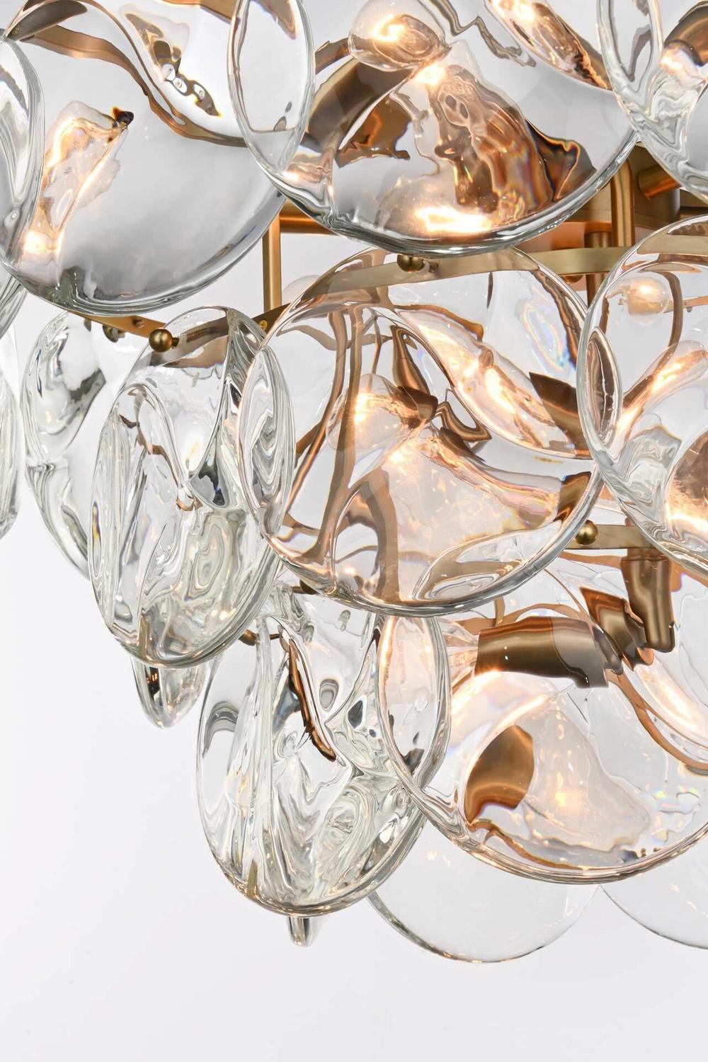 Elegant Lighting - 1010D24SG-01CR - 12 Light Chandelier - Charlotte - Satin Gold