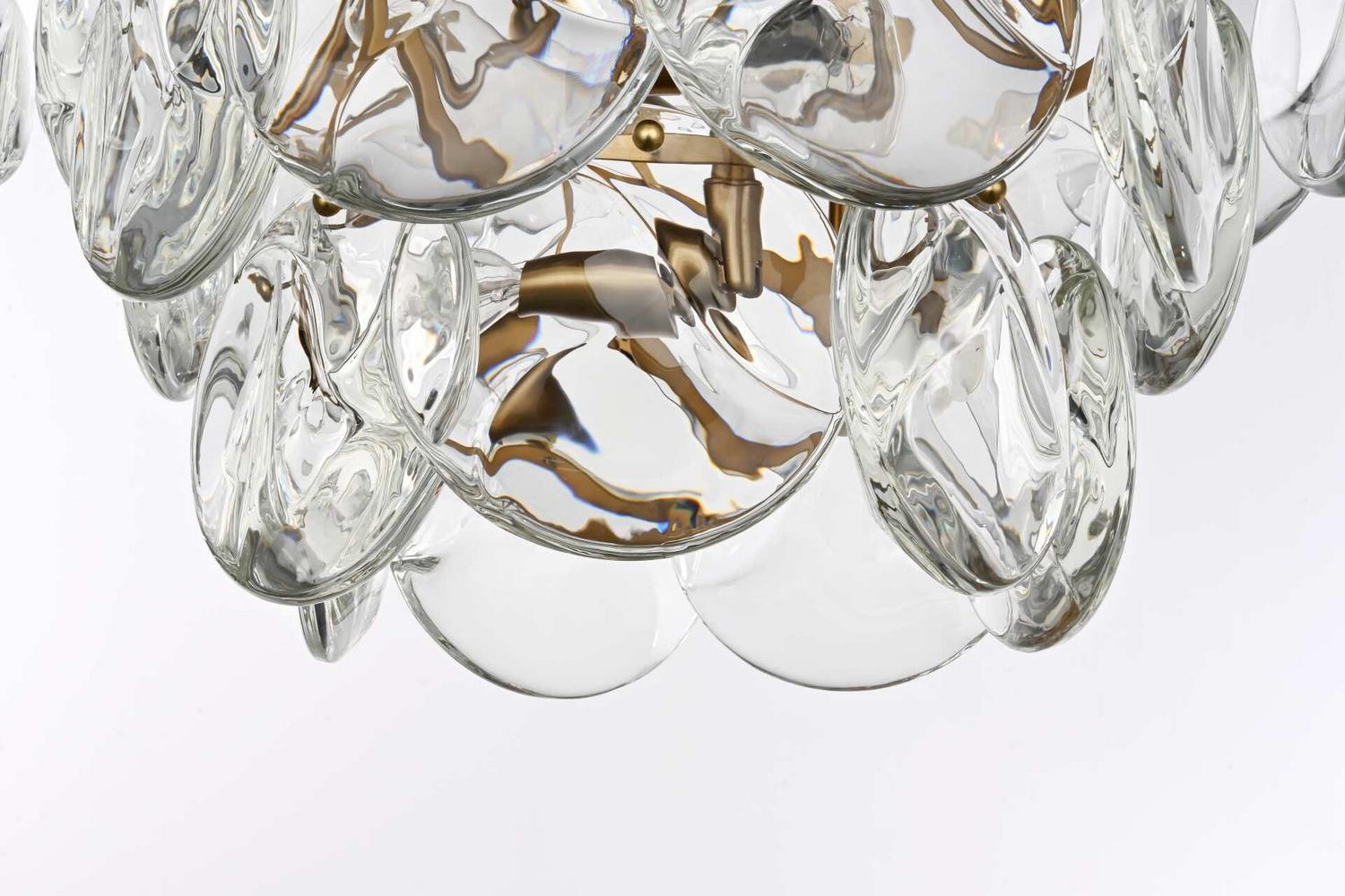 Elegant Lighting - 1010D24SG-01CR - 12 Light Chandelier - Charlotte - Satin Gold