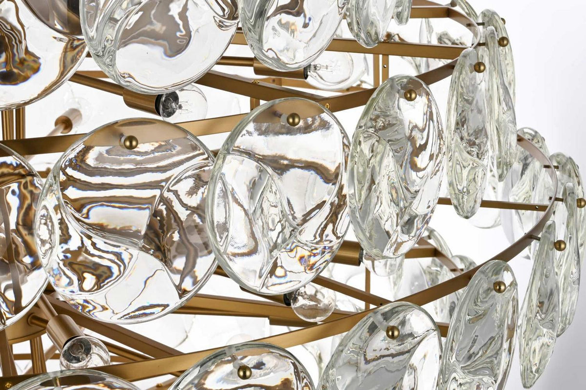 Elegant Lighting - 1010G48SG-01CR - 90 Light Chandelier - Charlotte - Satin Gold