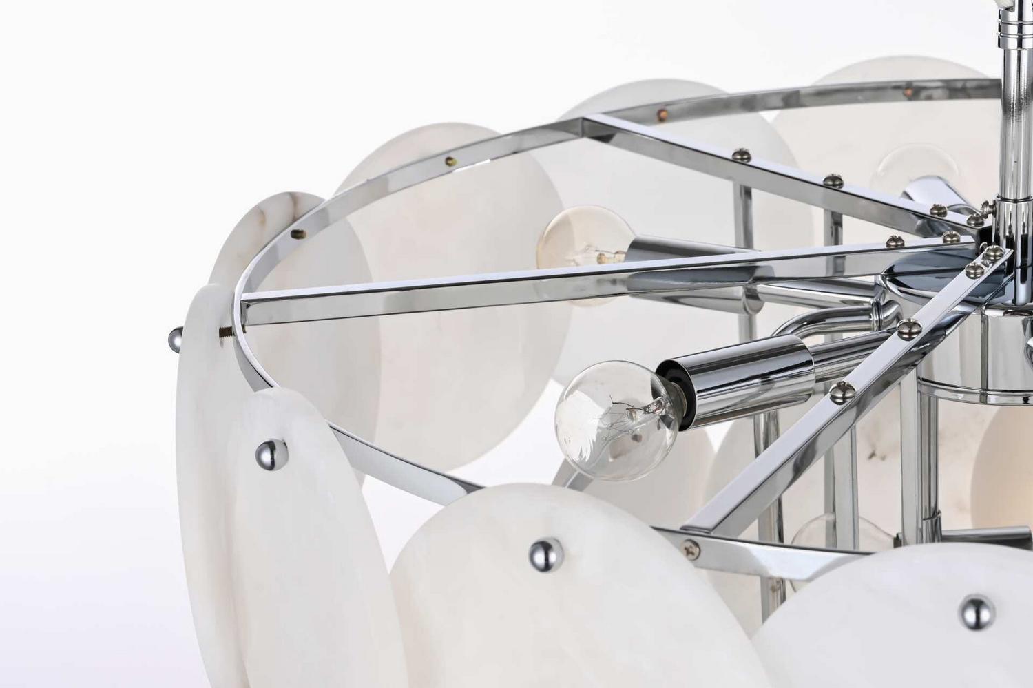 Elegant Lighting - 1010D24C-11ST - 12 Light Chandelier - Charlotte - Chrome