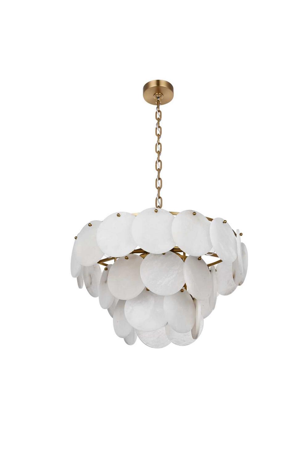Elegant Lighting - 1010D24SG-11ST - 12 Light Chandelier - Charlotte - Satin Gold