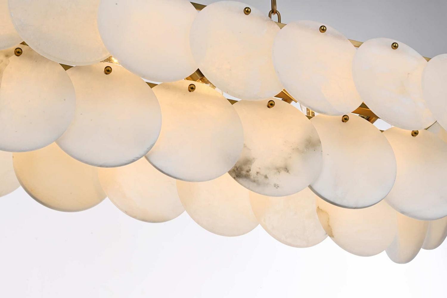 Elegant Lighting - 1010D42SG-11ST - 17 Light Chandelier - Charlotte - Satin Gold