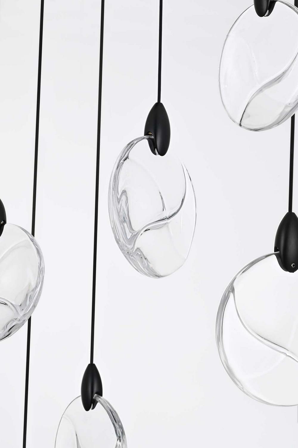 Elegant Lighting - 1012G42BK-01CR - LED Chandelier - Avery - Black