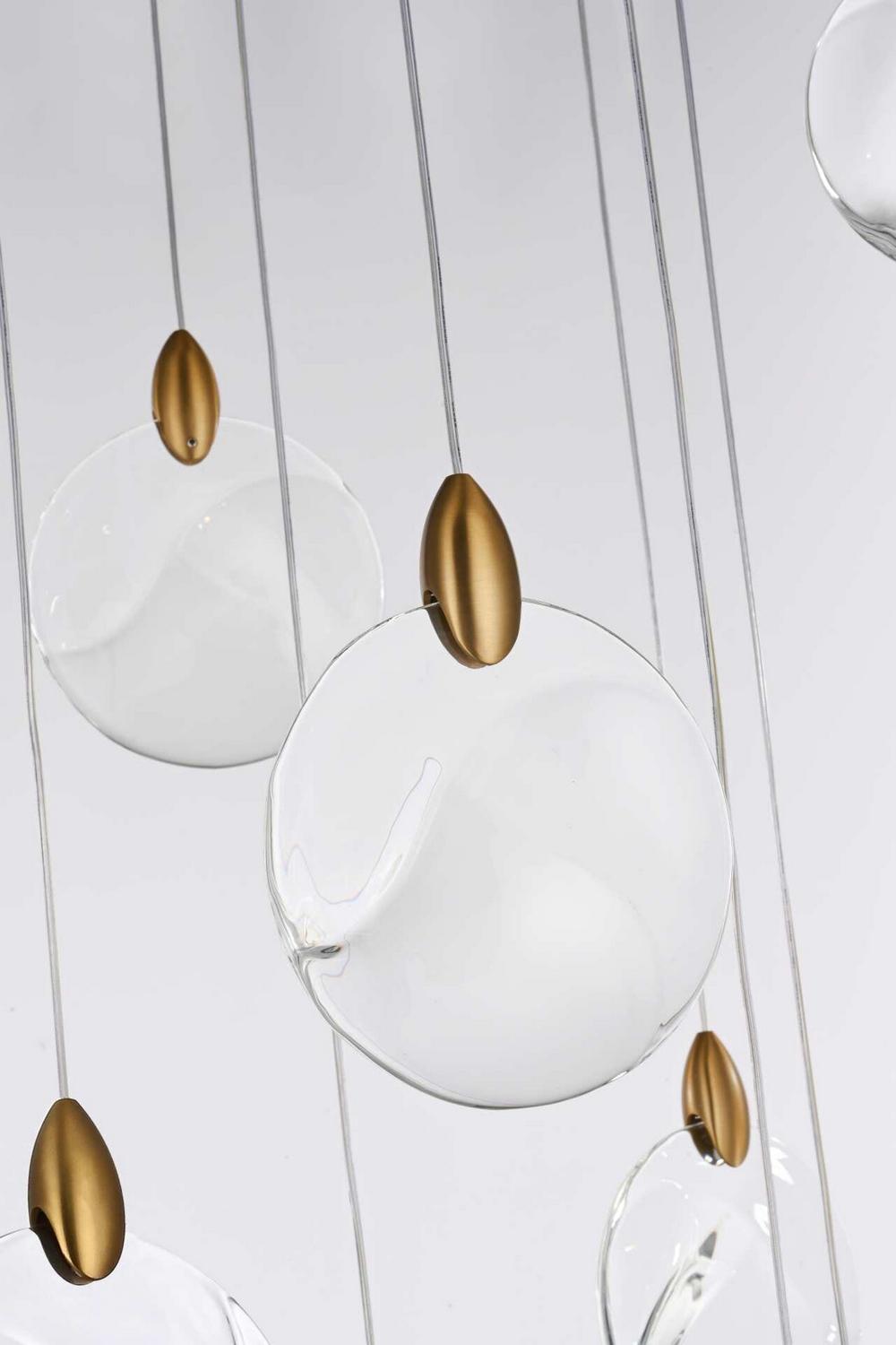 Elegant Lighting - 1012G42SG-01CR - LED Chandelier - Avery - Satin Gold