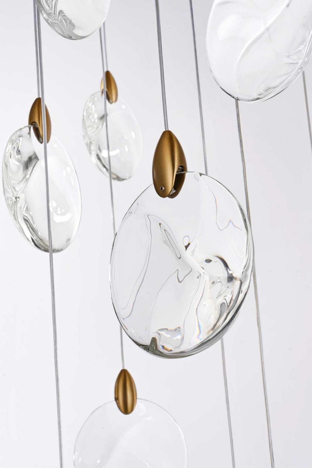 Elegant Lighting - 1012G42SG-01CR - LED Chandelier - Avery - Satin Gold