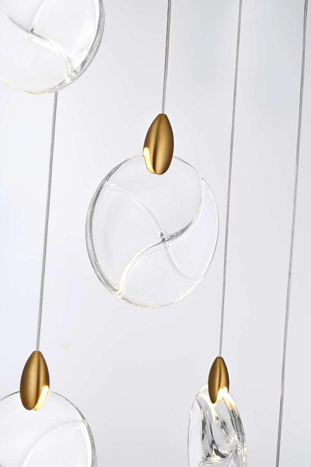 Elegant Lighting - 1012G42SG-01CR - LED Chandelier - Avery - Satin Gold