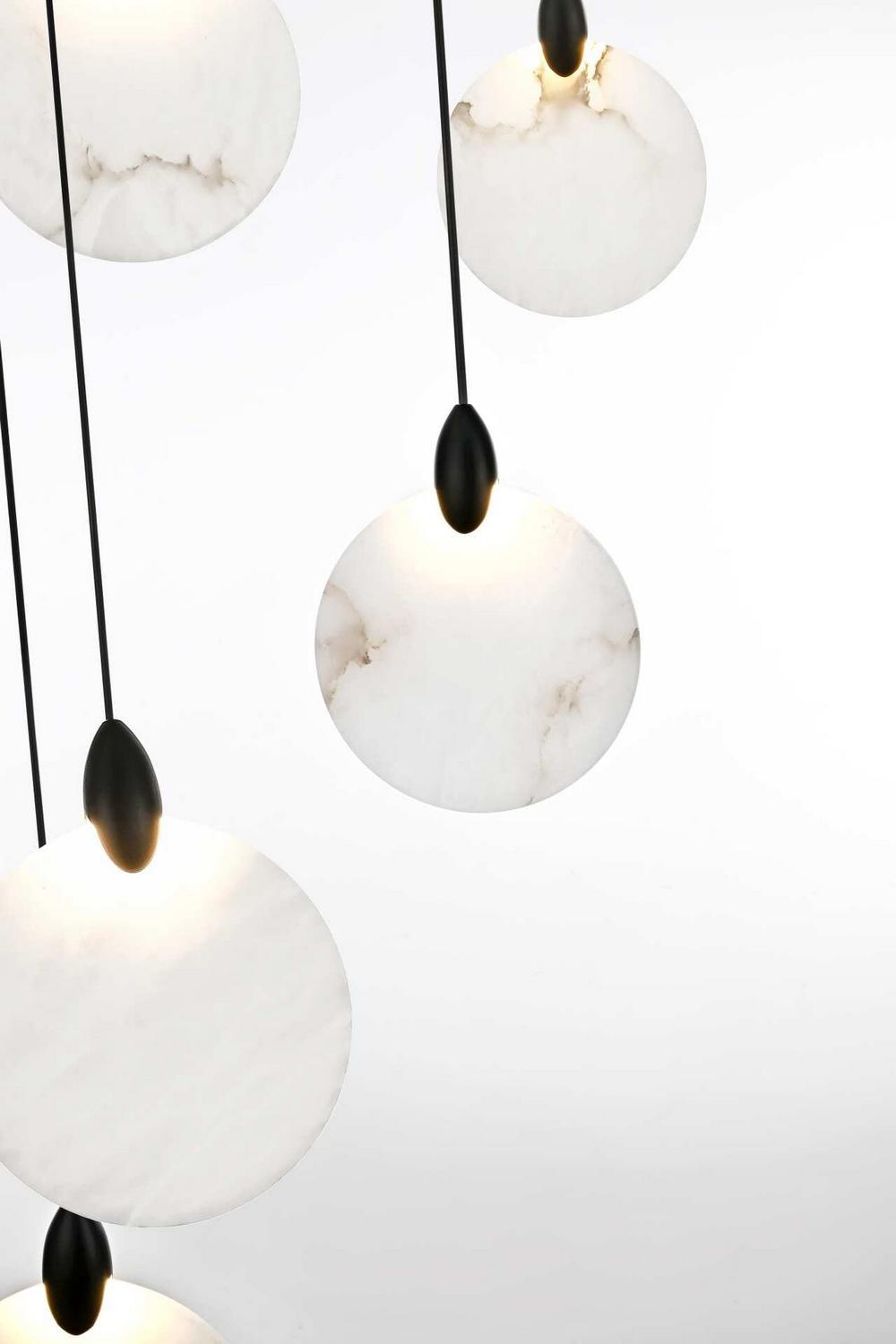 Elegant Lighting - 1012G42BK-11ST - LED Chandelier - Avery - Black