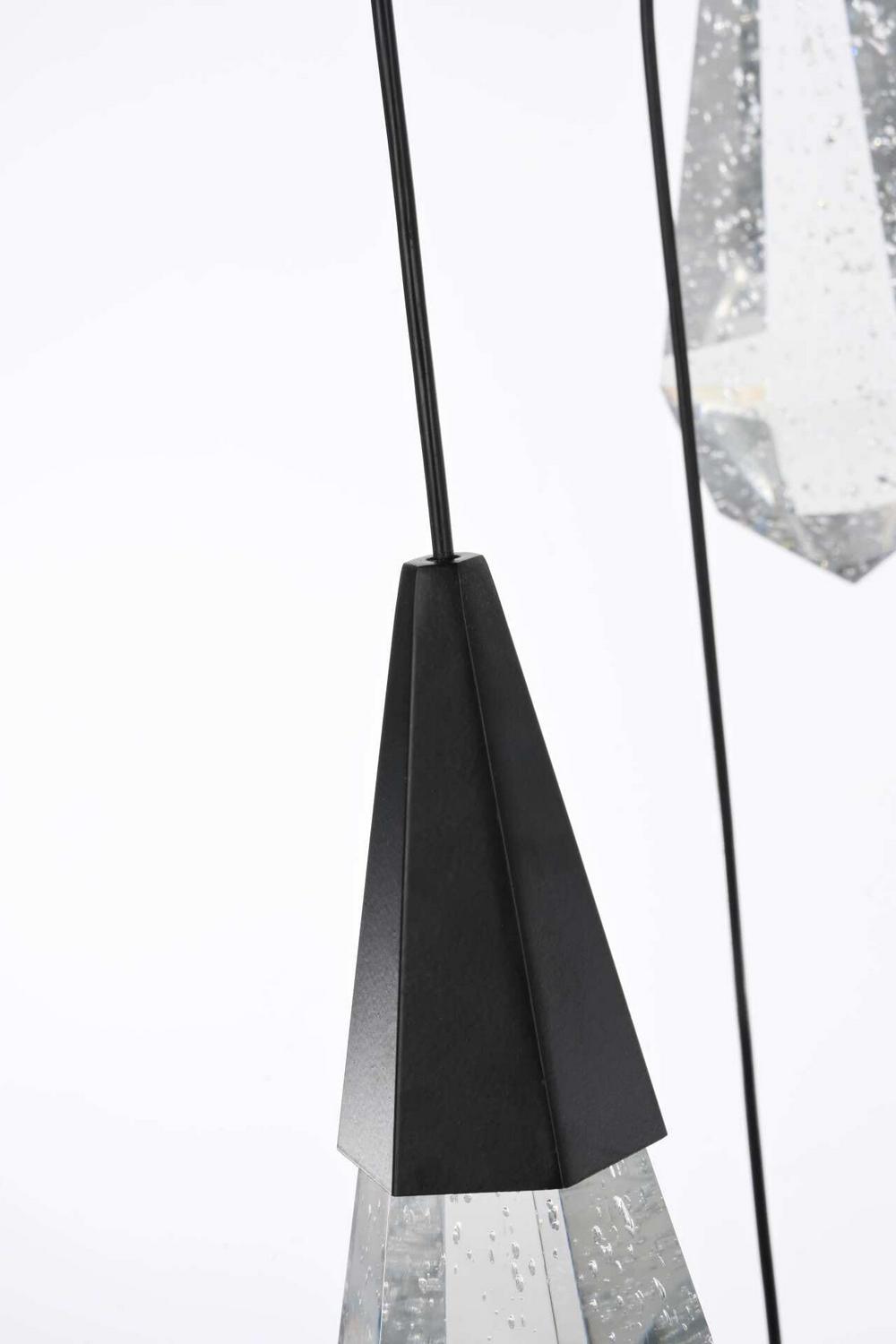 Elegant Lighting - 1013G36BK-02CR - LED Chandelier - Amora - Black