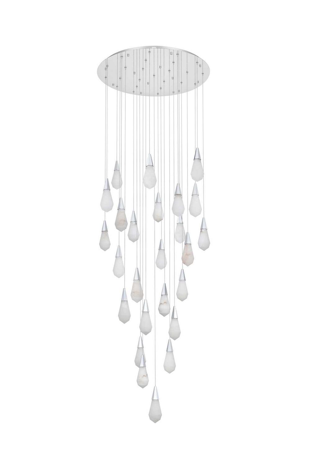 Elegant Lighting - 1013G36C-22ST - LED Chandelier - Amora - Chrome