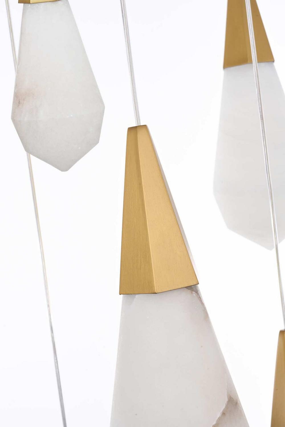 Elegant Lighting - 1013G36SG-22ST - LED Chandelier - Amora - Satin Gold
