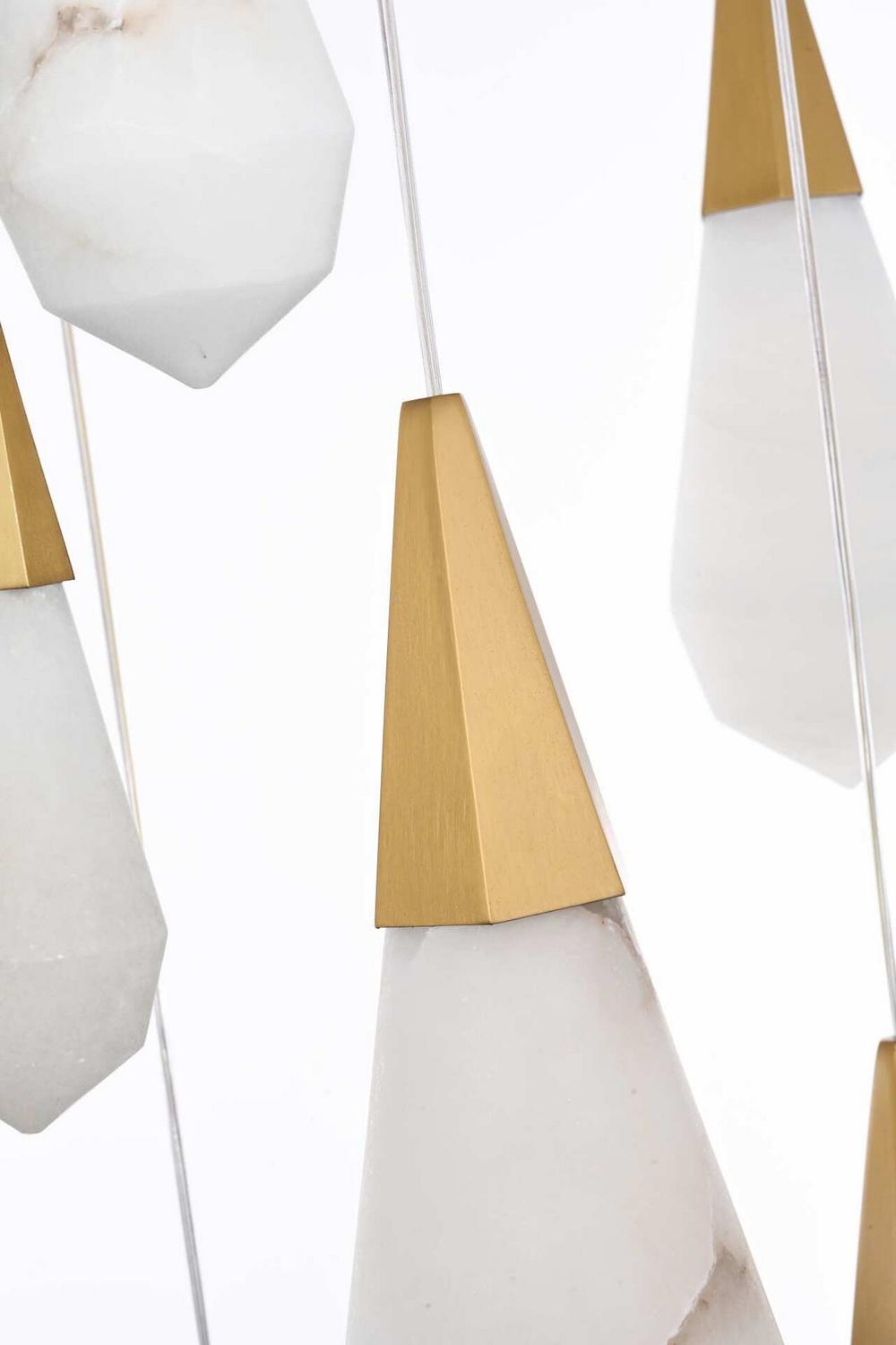 Elegant Lighting - 1013G48SG-22ST - LED Chandelier - Amora - Satin Gold