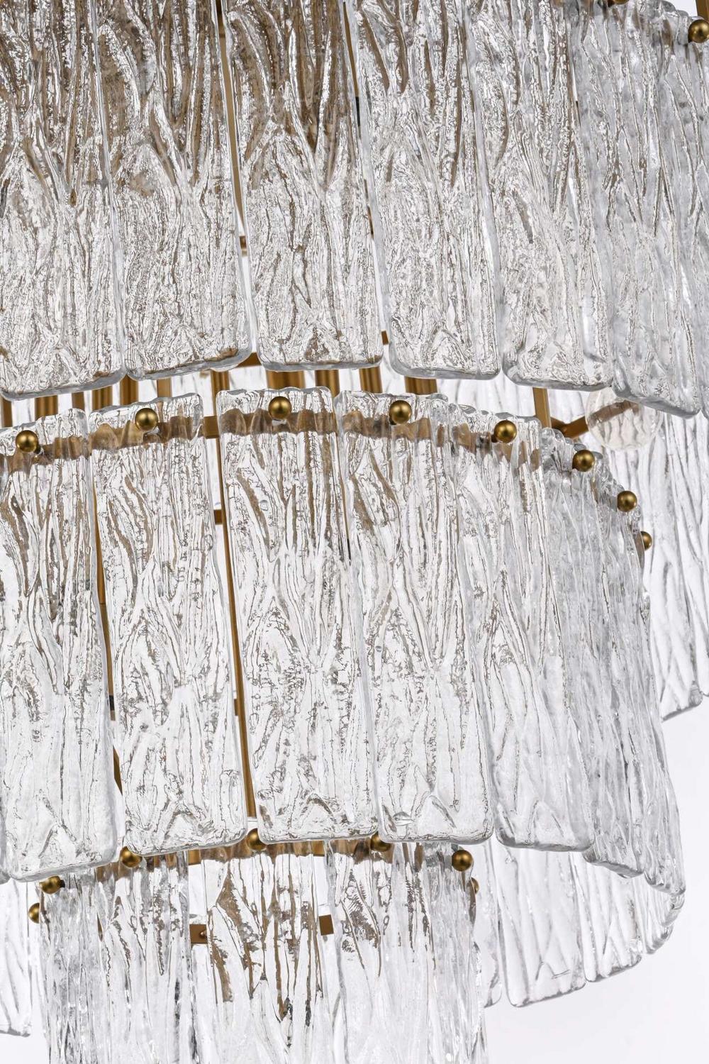 Elegant Lighting - 1015G40SG-03GL - 59 Light Chandelier - Georgina - Satin Gold