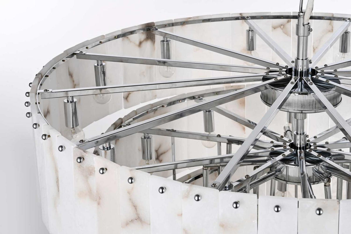 Elegant Lighting - 1015D40C-33ST - 34 Light Chandelier - Georgina - Chrome