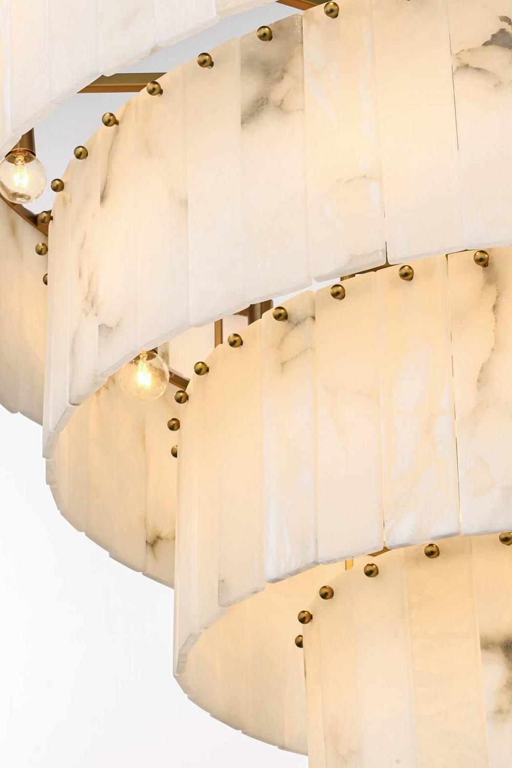 Elegant Lighting - 1015D40SG-33ST - 34 Light Chandelier - Georgina - Satin Gold