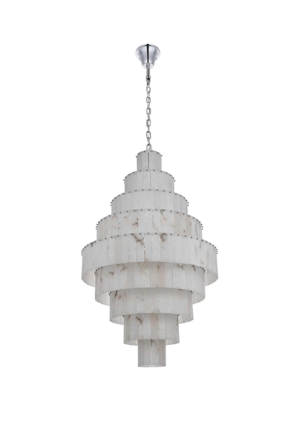 Elegant Lighting - 1015G40C-33ST - 59 Light Chandelier - Georgina - Chrome