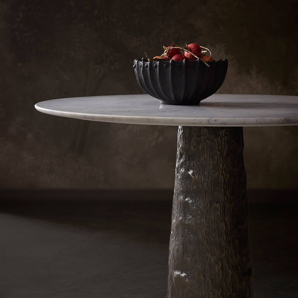 Arteriors - GDFDI01 - Entry Table - Faun - White/Blackened Bronze