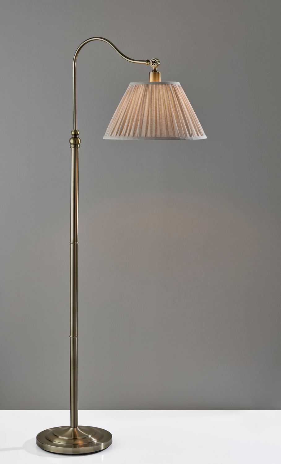 Adesso Home - 1578-21 - Floor Lamp - Shiloh - Antique Brass
