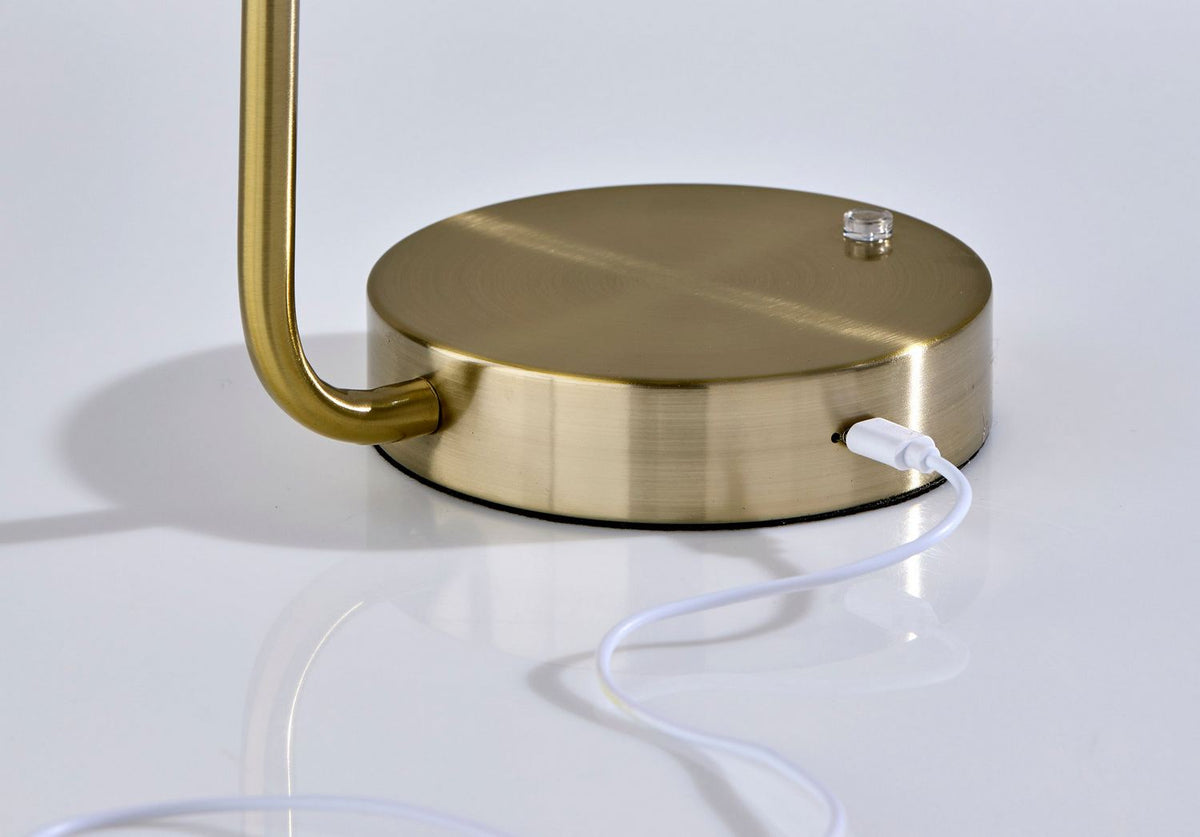 Adesso Home - 2617-21 - LED Desk Lamp - Amari - Antique Brass