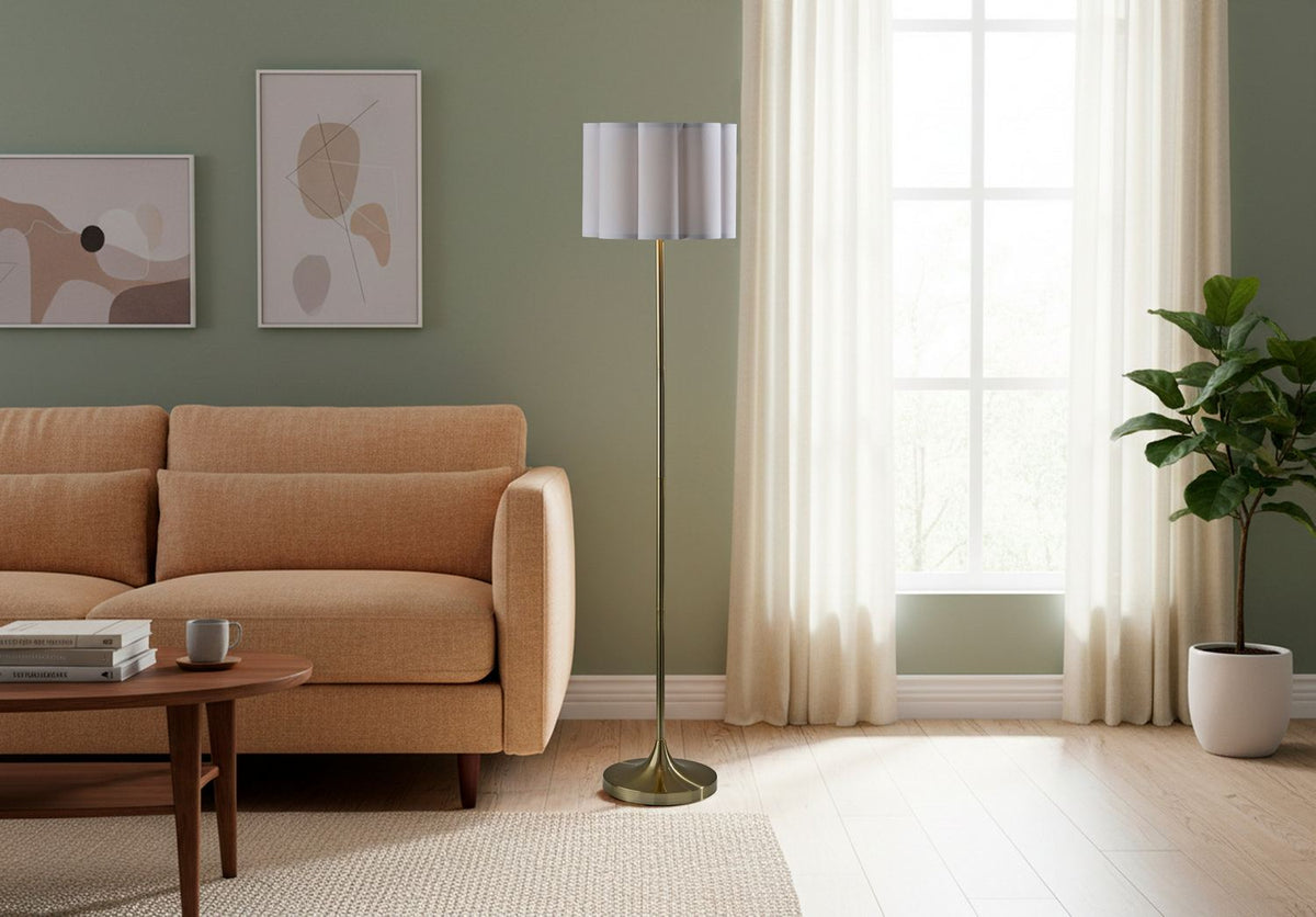 Adesso Home - 2618-21 - Floor Lamp - Elodie - Antique Brass