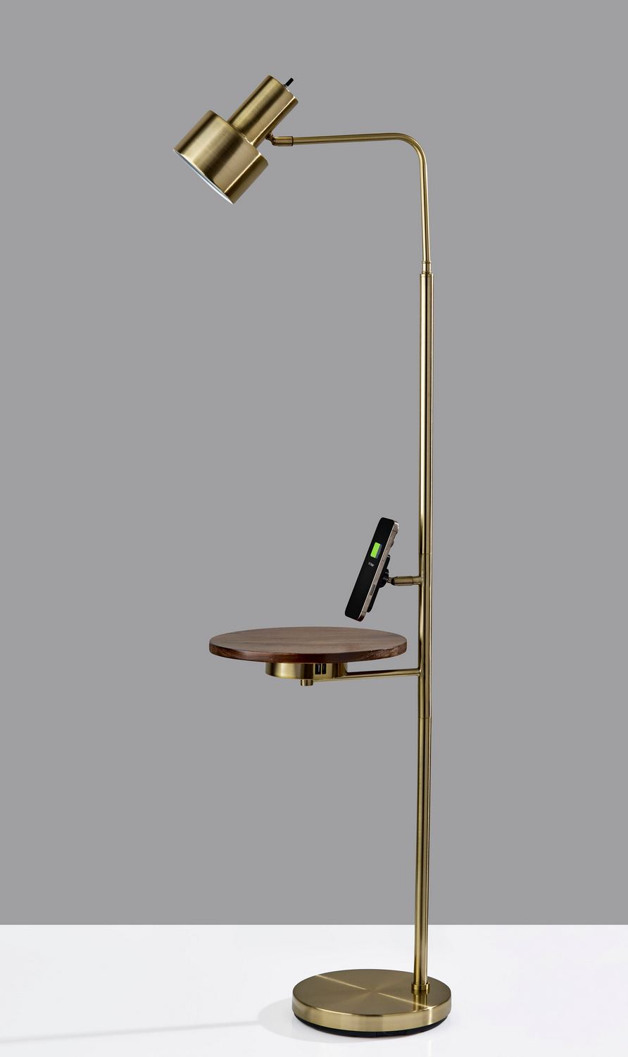 Adesso Home - 2622-21 - Floor Lamp - Rowe - Antique Brass