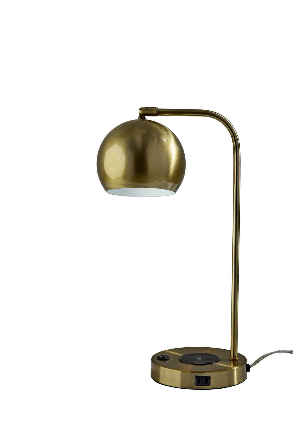 Adesso Home - 2624-21 - Desk Lamp - Emery - Antique Brass