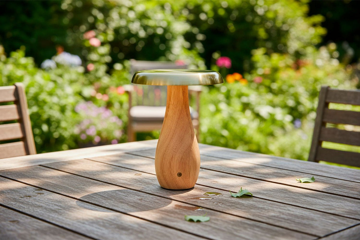 Adesso Home - 3196-12 - LED Table Lamp - Naya - Natural Wood Base