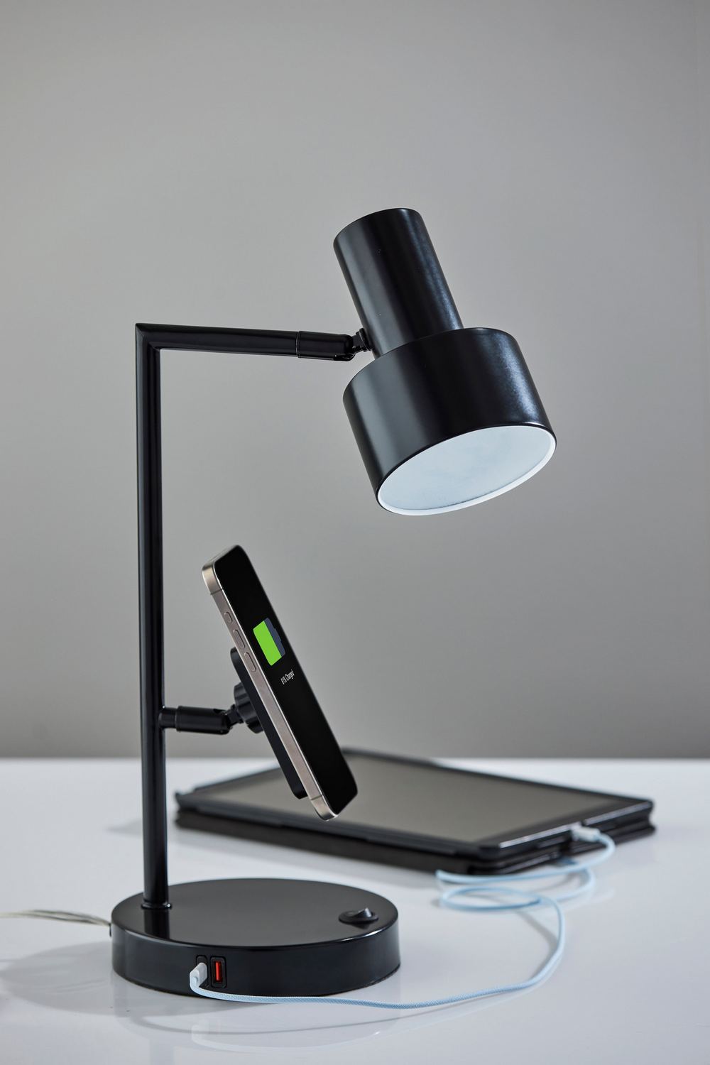 Adesso Home - 2606-01 - Desk Lamp - Rowe - Black