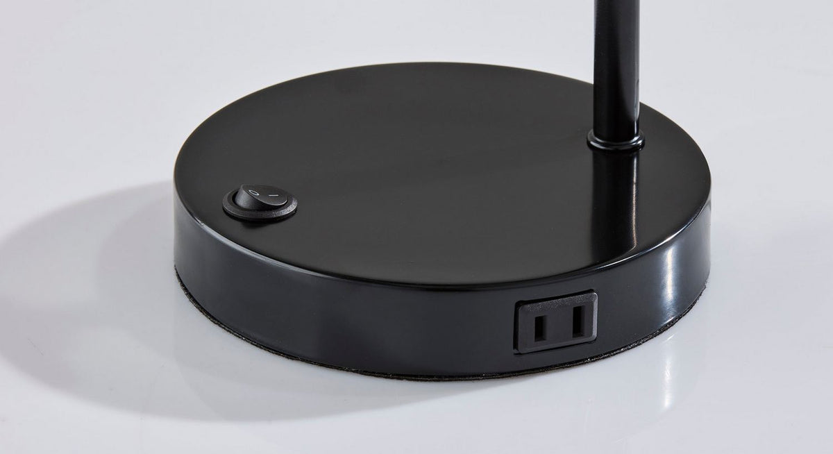 Adesso Home - 2606-01 - Desk Lamp - Rowe - Black