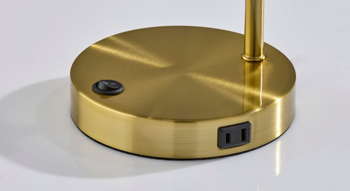 Adesso Home - 2606-21 - Desk Lamp - Rowe - Antique Brass