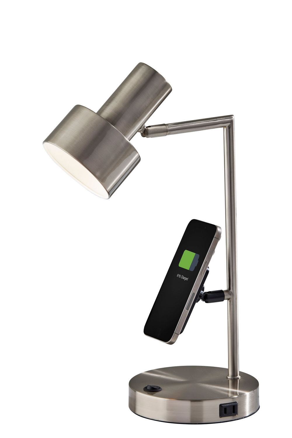Adesso Home - 2606-22 - Desk Lamp - Rowe - Brushed Steel